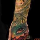 Color hand and forearm Quarter sleeve Tattoo Design Thumbnail